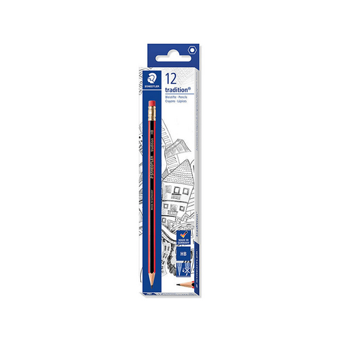 Staedtler Traditional 112-HB Pencil - Box of 12