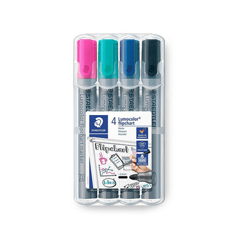 Staedtler Flipch Mrk 356 Ast Wlt4