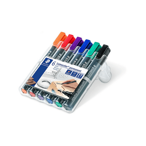 Staedtler PermMk 352 Bul Ast Wlt6