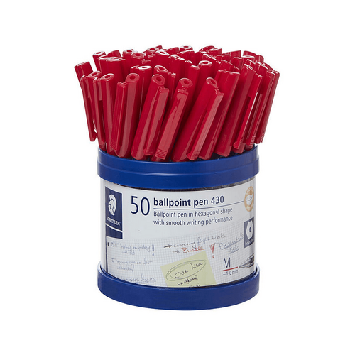 Staedtler Noris Ballpoint430 MdRed Cup50
