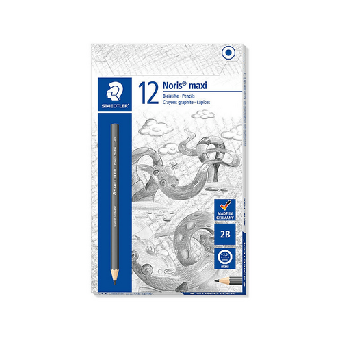 Staedtler Noris Maxi Learner Graphite 2B Pencil - Box of 12