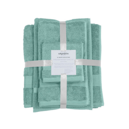 St Regis 7 Piece 600GSM Cotton Towel Set Marine