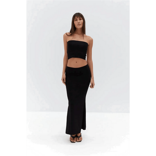 Style Addict Jessa Midi Skirt - Black