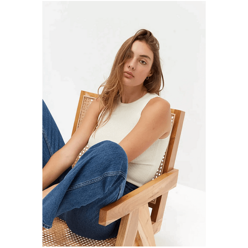 Style Addict Knit Charlotte Top - Ivory