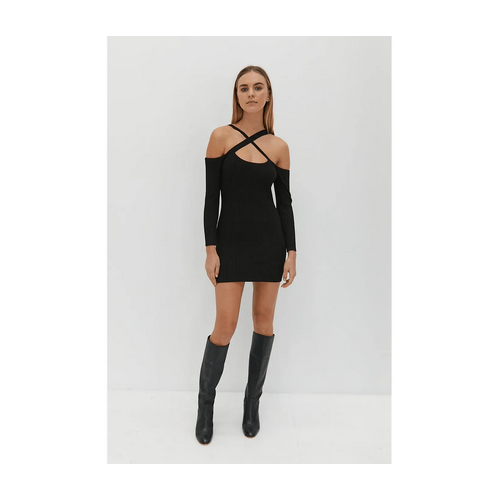 Style Addict Strap Dress - Black