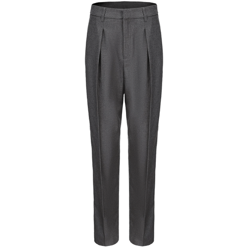 Style Addict Straight Leg Trousers - Dark Grey