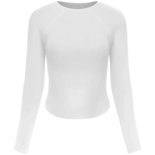 Style Addict Curved Hem Top - White