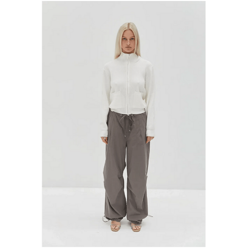 Style Addict Emma Zip Up Jumper - White