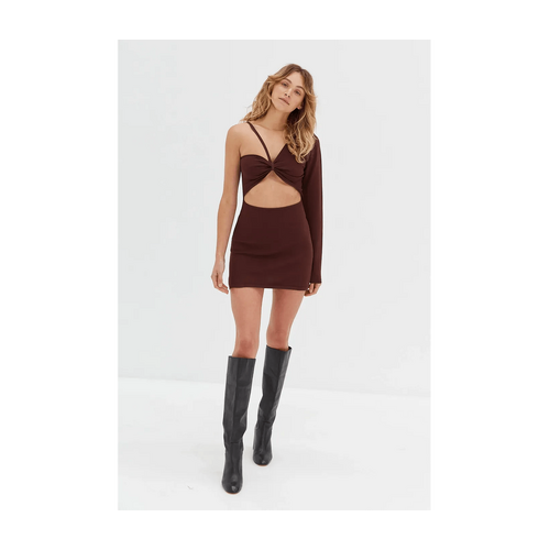 Style Addict Erika Dress - Brown