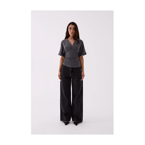 Style Addict Emery Top - Charcoal