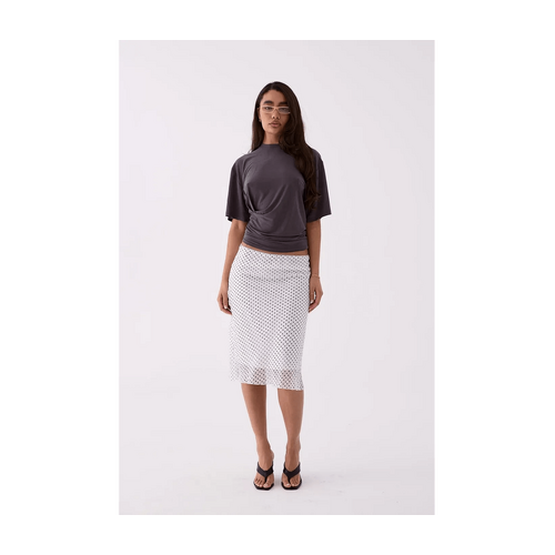 Style Addict Lira Top - Charcoal