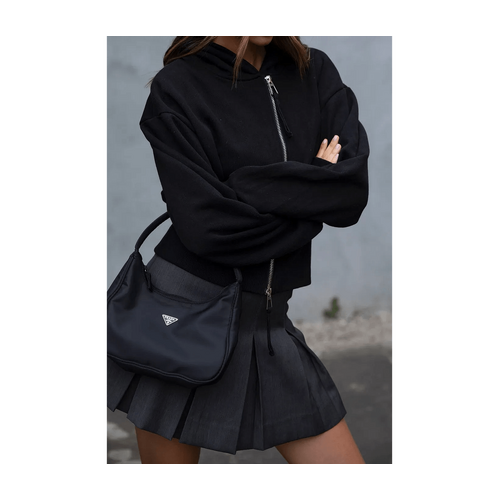 Style Addict Kingsley Zip Hoodie - Black