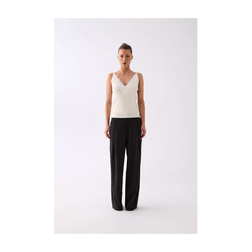 Style Addict Luna Lace Trim Cami - Ivory