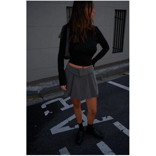 Style Addict Jacqui Skirt - Dark Grey
