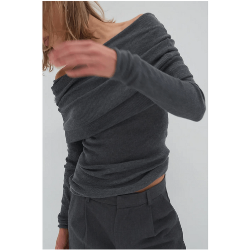 Style Addict Margot Top - Grey