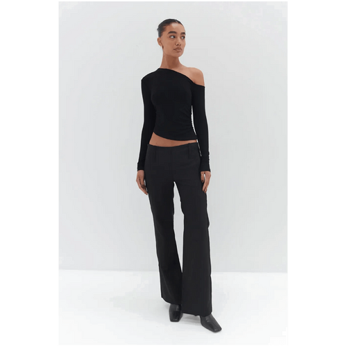 Style Addict Evie Off the Shoulder Top - Black