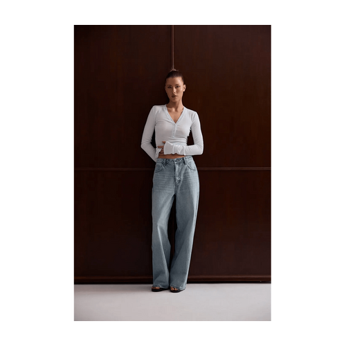 Style Addict Celeste Top - Baby Blue