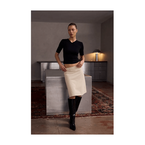 Style Addict Celine Skirt - Tan