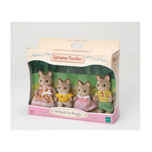 Sylvanian Families - Striped Cat Family