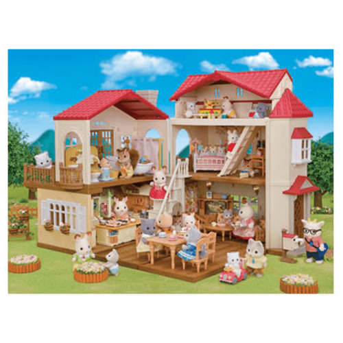 Sylvanian Families - Red Roof Country Home with Attic