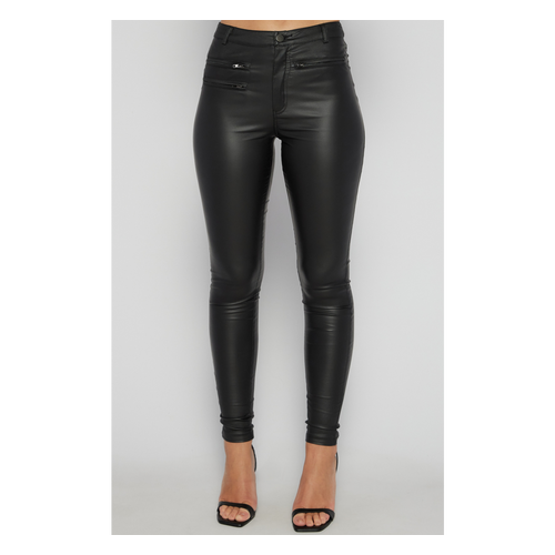 Textured Skinny Jeans with Zip Details (AP301A)