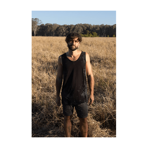 Textural Tank - Black