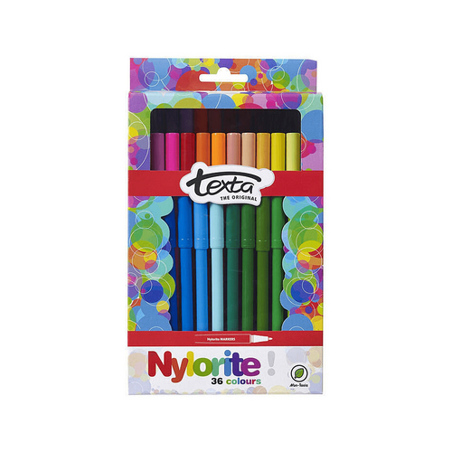 Texta Nylorite Colouring Marker Pk36