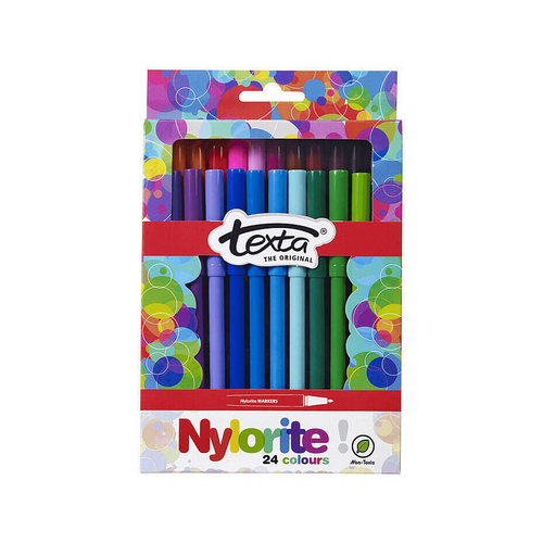 Texta Nylorite Colouring Marker Pk24