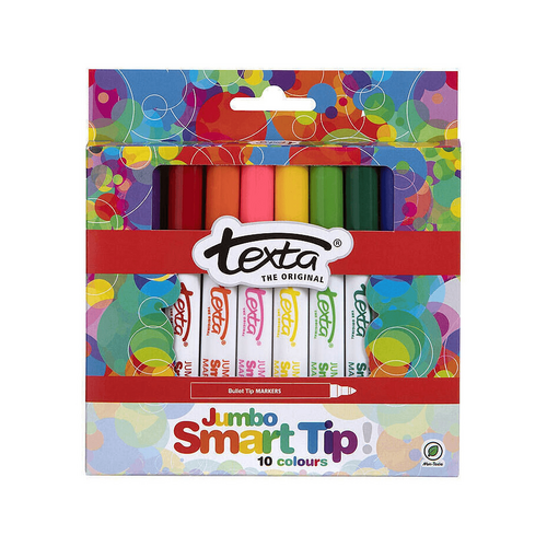Texta Smart Tip Jumbo Marker Astd Wlt10