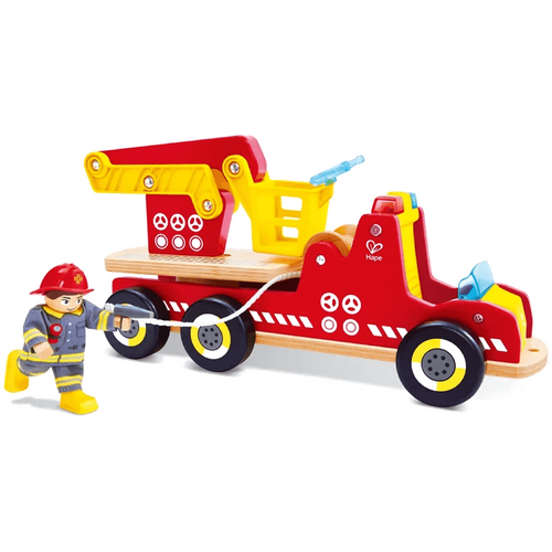 Hape Siren &amp; Lights Toy Fire Truck