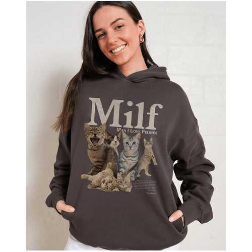 Threadheads Man I Love Felines Hoodie