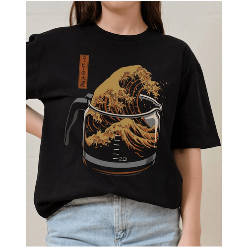 Threadheads The Great Wave of Coffee T-Shirt