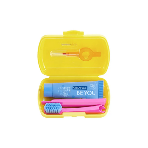 Travel set. Yellow