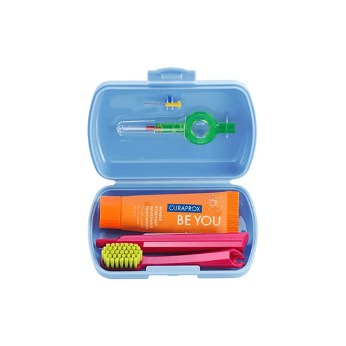 Travel set. Blue