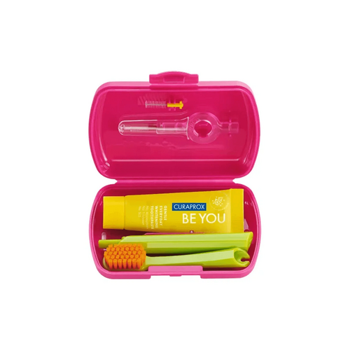 Travel set. Red