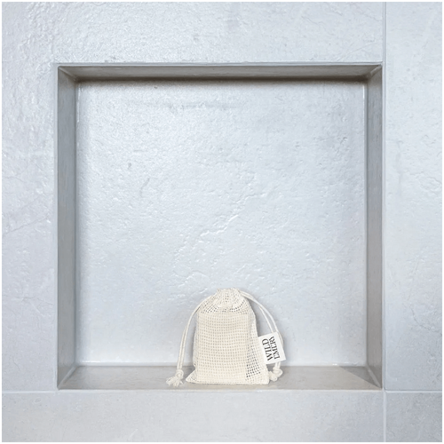 Wild Emery Shower Saver Cotton Bag