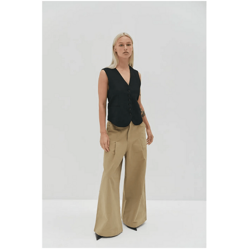 Style Addict Ella Canvas Pants - Tan
