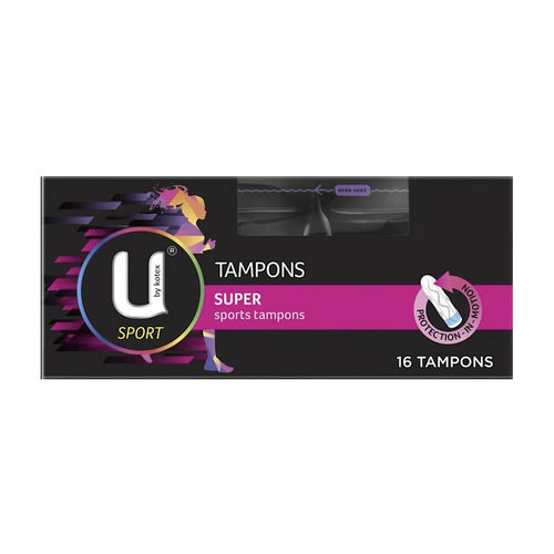 U By Kotex Sport Tampons Super 16 Pack