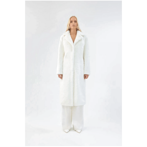 Unreal Fur AU Dove Coat - Final Sale