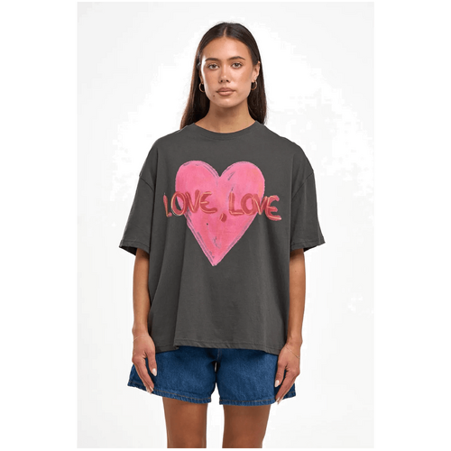 VANCE Love Love Oversized Tee