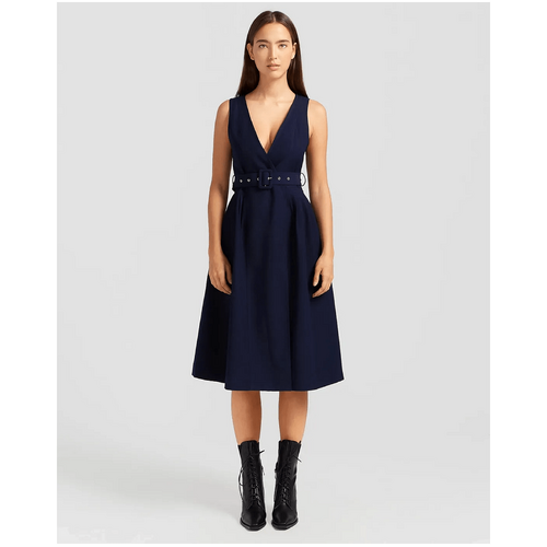 belle &amp; bloom Miss Independence Midi Dress - Navy