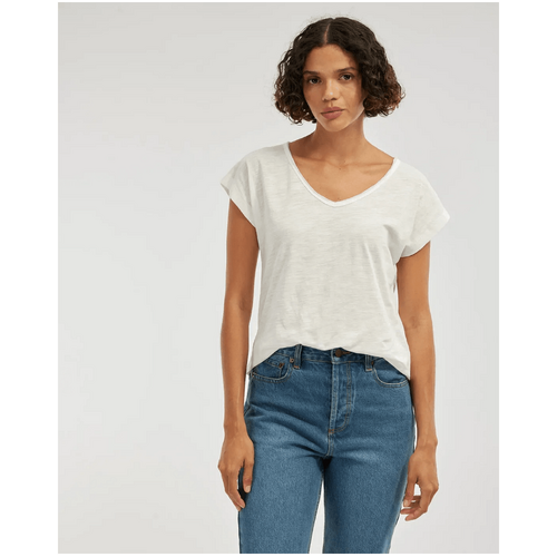 Amelius Sadie V Neck Tee - White
