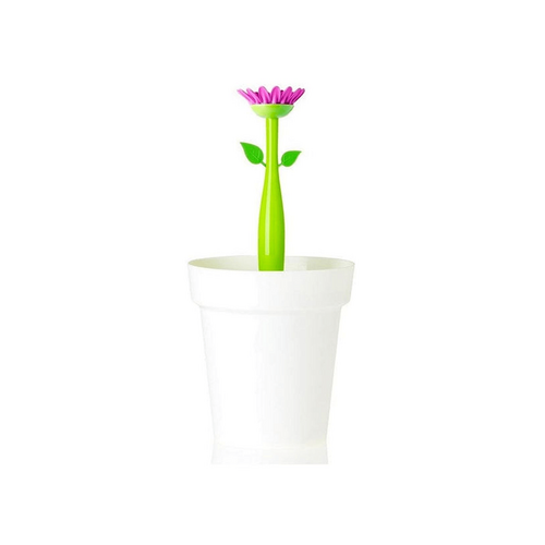 Vigar Flower Power White 3l Bathroom Bin