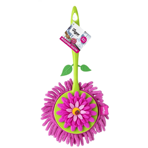 Vigar Flower Power Round Microfibre Duster