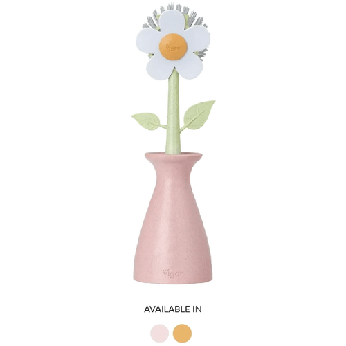 Vigar Florganic Dish Brush with Vase