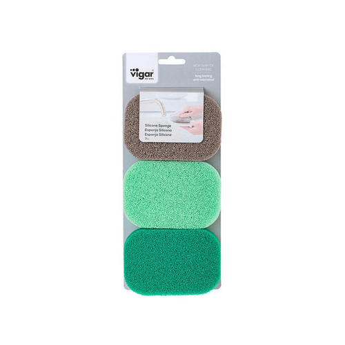 Vigar Silicone Sponge 3pc
