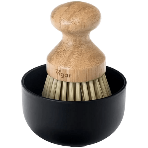 Vigar Vintage Bamboo Palm Brush Set