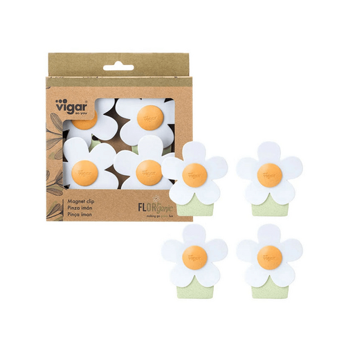 Vigar Florganic Magnet Clip 4pc