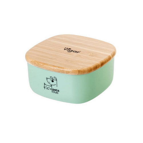 Vigar Pets Club Bamboo Treat Jar - Small
