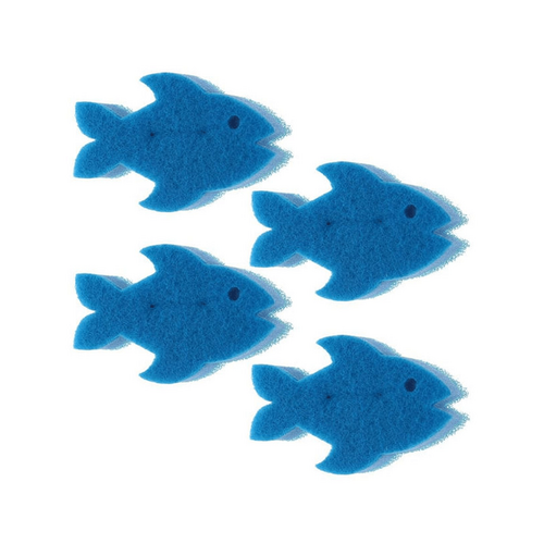 Vigar Pets Club Cat Bowl Scrubber Sponge - 4pack